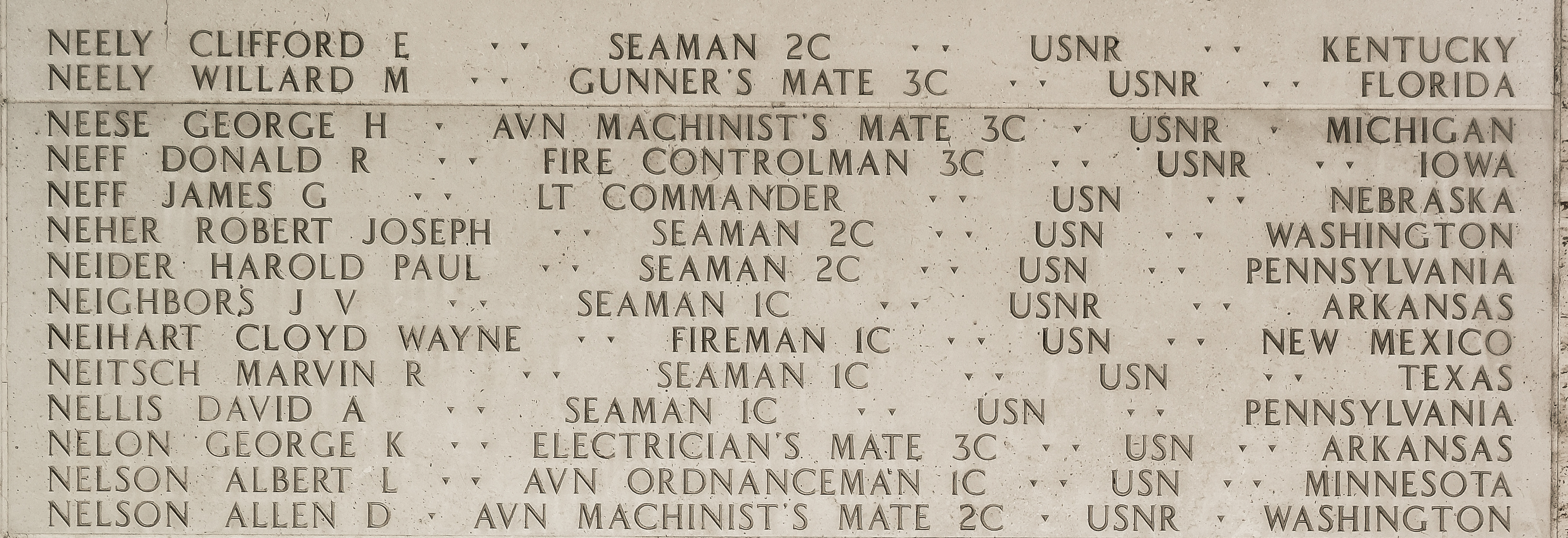 Albert L. Nelson, Aviation Ordnanceman First Class